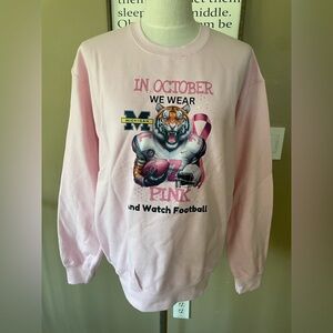 Breast cancer Michigan graphic sweatshirt Soft Pink Heavy Blend  women’s size M
